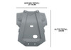 Cubre Carter Y Cubre Bieleta Honda Tornado Xr250 Gris Wirtz 1