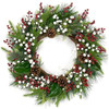 Decoracion Arbol Navideño Tallos Artificiales Bayas Rojas 2