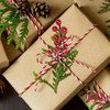 Decoracion Arbol Navideño Tallos Artificiales Bayas Rojas 4