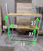 Mesa De Arrime 100×120×30 Pino 2