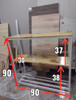 Mesa De Arrime 100×120×30 Pino 3