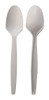 50 Cucharas Bio Compostables De Fecula De Maiz Reforzadas 0