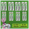Pila Aa Aaa Energizer Recargables 8 Aa + 8 Aaa Distribuidora 0