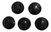 5 Perillas Longvie 12501 Negro 2puls  Burlete 43x34 0