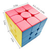 Rukaben Cubo De Velocidad 3x3x3 Suave Cubo Mágico 1