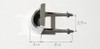 Tirador De Mueble Rectangular Cromo Brillante 5