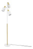 Globe Electric 65538 67  Lámpara De Pie De 3 Luces, Blanco M 4