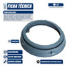 Guarnição Gaxeta Porta Lava Seca LG Wd1485 Wd1431 Original 1 Guarnição Gaxeta Porta Lava Seca LG Wd1485 Wd1431 Original 1