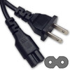 Ipax 10ft Long Two Prong Adaptador De Corriente Ca Cable. 0