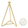 Bola De Cristal Artificial Para Decoração De Casa Gold Stand 2