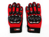 Par Guante Para Moto Rojo Talle L 0