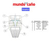 Válvula De Retención Con Canasto 1 Pulgada Duke 3