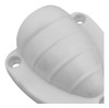 3 Cobertura De Fio De Ventilação Clamshell, Branco 65x73mm 6