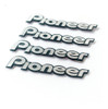 Kit 4 Emblemas Insignias Pioneer Metalicos 0