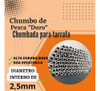 Chumbada Chumbo P/ Tarrafa, Pesca 10cm Fino Pacote 2 Kgs. 1