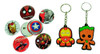Kit 5 Botons 3,5 Cm + Chaveiro Vingadores 0