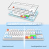 Magic-refiner Ak873 Teclado Mecánico Para Juegos Con Cable A 1