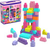 Mega Bloks Big Building Bolsa, Rosa, 80 Piezas 0