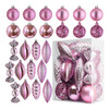Adornos Navideos Para Decoracin De Navidad, Color Rosa, 24 P 0 Adornos Navideos Para Decoracin De Navidad, Color Rosa, 24 P 0