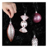 Adornos Navideos Para Decoracin De Navidad, Color Rosa, 24 P 1 Adornos Navideos Para Decoracin De Navidad, Color Rosa, 24 P 1