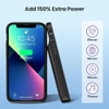 Newdery Funda De Batería 4700mah P/ iPhone 12 13 Mini Negro 2