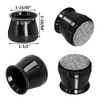 32 Regatones Para Sillas 3.3 A 5cm Silicona Negra C/ Fieltro 2