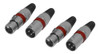 Conectores Canon Macho O Hembra Colores 100% Metal 0