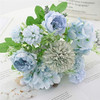 Tutuziyyy Flores Artificiales 7 Ramas Seda Falsa Peonía Flor 4