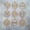 Esferas Vengadores/avengers Fibrofacil Pack X6 Navidad 2