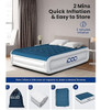 Colchón De Aire Tamaño Queen Idoo, Cama De Aire Inflable Con 1