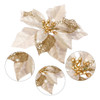 Decoracion Flores Poinsettia Brillantes 24 Piezas Navidad 2