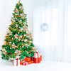 Decoracion Flores Poinsettia Brillantes 24 Piezas Navidad 6