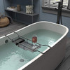 Carrito Para Bañera Gatco, 28-37 Pulgadas, Negro Mate 1
