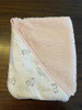 Manta Recibidora Sherpa Color Rosa, Con Capucha De Osito 2