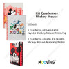 Kit Cuadernos Mooving Mickey Mouse Universitario Notes Cuota 1