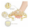 Coronas De Cristal Makone Para Mujeres, Tiaras De Corona De 1