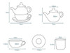 Set De Té Para Uno - Rosado 2