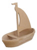 Barco Barquinho De Madeira Resistente Decorativo Brinquedo 3