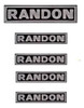 Kit Placa Randon 1 Traseira E 4 Laterais 0