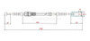 Cable Freno Izquierdo Autoelevador Toyota Fd30-35 1