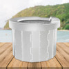 Vaso Sanitário Portátil Para Acampamento, Vaso Cinza 7