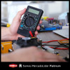 Tester Multímetro Digital Amperímetro Profesional Con Cables 3