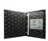 Álbum De Luxo Preto 10 Folhas Pp Para 10 Cédulas 3bzn G 2