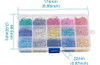 Kit De 600 Piezas, 15 Colores, Pasadores De Seguridad 55cm 6