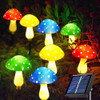Versión Más Reciente 8-pack Solar Mushroom Lights Para Decor 0