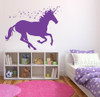 Vinilo Decorativo Pared [6wgmspmg] Unicornio 0