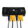Caja De Interruptor Kvm 4 Puertos Usb 2.0 Con 4pcs 5ft Los C 4