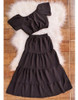 Conjunto Infantil Saia Longa Com Blusacropped Menina Viscose 0