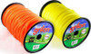 Tanza Bordeadora Cuadrada 3.0mm Naranja Grilon Bobina 100mt 0