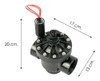 Valvula Para Riego Solenoide Hunter Pgv201 Electrica 2 PuLG 1